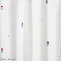 （1枚入り）ムーミンレース ム－ミンハウス 100X198 WH