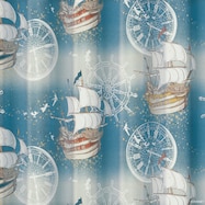 (1枚入り)ディズニーカーテン フライインザスカイ BL