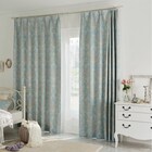 (1枚入り)ディズニーカーテン クラシックビューティー 100X135 BL 2枚目画像