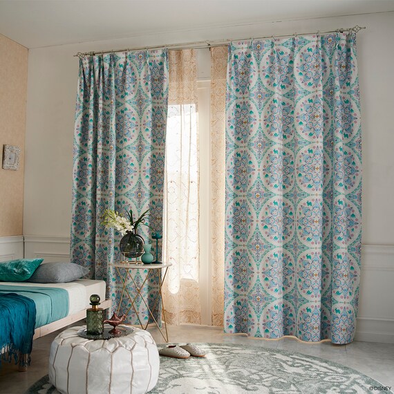 (1枚入り)ディズニーカーテン マジックランプ 100X135 GR 2枚目画像