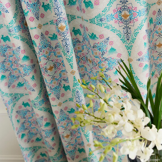 (1枚入り)ディズニーカーテン マジックランプ 100X135 GR 3枚目画像