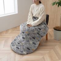 こたつのように暖かい ポケットこたつ 90×120cm (カルド/グレー)