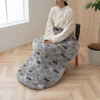 こたつのように暖かい ポケットこたつ 90×120cm (カルド/グレー)