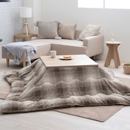 ふわ×ポコ リバーシブルこたつ掛布団