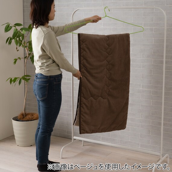 分割して洗える こたつ薄掛布団 190×240cm(ベージュ) 3枚目画像