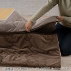 分割して洗える こたつ薄掛布団 190×240cm(ベージュ) 6枚目画像
