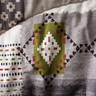 【日本製】ふっくら 綿100%こたつ厚掛ふとん 正方形(アムル/グレー) 2枚目画像