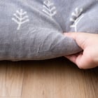 【日本製】ふっくら 起毛こたつ厚掛ふとん 正方形(カリエ/グレー) 3枚目画像