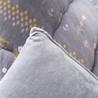 【日本製】ふっくら 起毛こたつ厚掛ふとん 正方形(カリエ/グレー) 4枚目画像