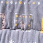 【日本製】ふっくら 起毛こたつ厚掛ふとん 正方形(カリエ/グレー) 5枚目画像