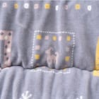 【日本製】ふっくら 起毛こたつ厚掛ふとん 正方形(カリエ/グレー) 5枚目画像