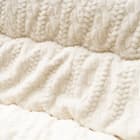 【日本製】ふっくら 起毛こたつ厚掛ふとん 正方形(ローラ/アイボリー) 2枚目画像