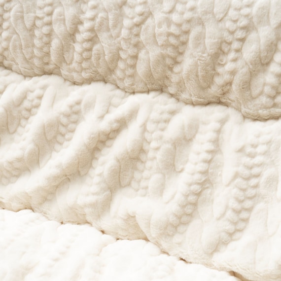 【日本製】ふっくら 起毛こたつ厚掛ふとん 正方形(ローラ/アイボリー) 2枚目画像