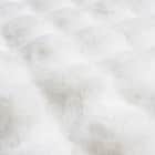 もこもこ ラビットファー調2枚合わせブランケット 100×140cm 5枚目画像