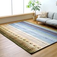 15mmウレタン入りラグ ギャベ(グリーン)