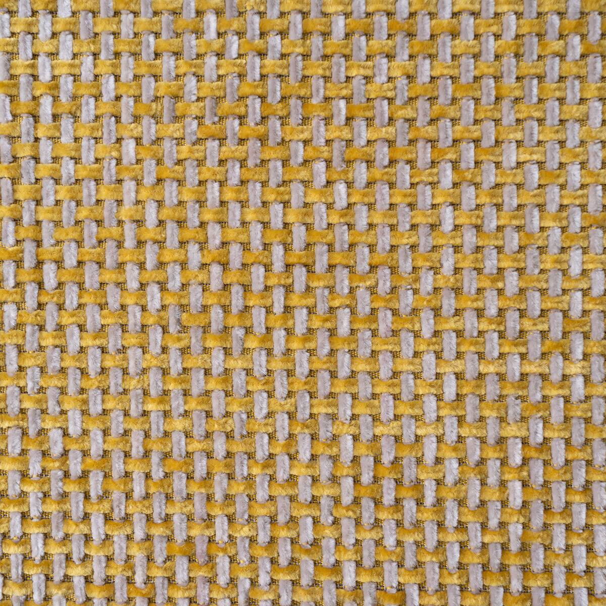 ブラウンとイエローのラグ シェニール織ラグ シェニフ 180×180cm(イエロー) | ニトリネット【公式