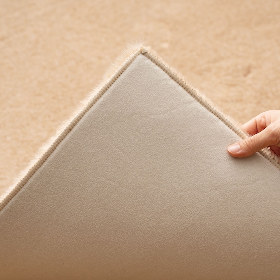 フェイクファーラグ 90×180cm (ファリー/ベージュ) 3枚目画像