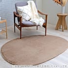 フェイクファーラグ 90×180cm (ファリー/ベージュ) 5枚目画像