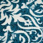 ウィルトン織マット クロッシェ 50×80cm (ブルー) 2枚目画像