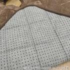 掘りごたつ用敷ふとん・ラグ 正方形 (グレー) 2枚目画像