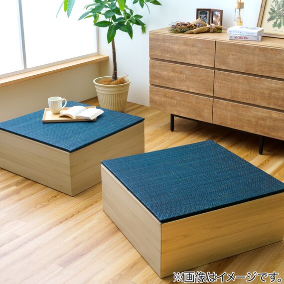 小上がり段ボール畳(ネイビー) 1枚目画像