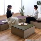 小上がり段ボール畳 2個セット(ワイン) 2枚目画像