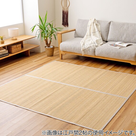 竹ラグ ヨーク 江戸間2畳 1枚目画像