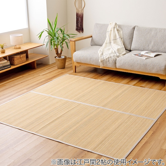 竹ラグ ヨーク 江戸間2畳 1枚目画像