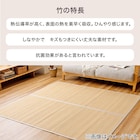 竹ラグ ヨーク 江戸間6畳 3枚目画像