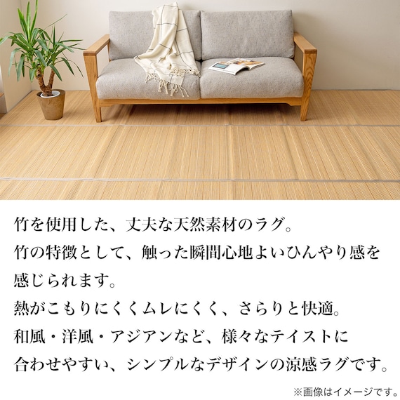竹ラグ ヨーク 団地間6畳 9枚目画像