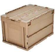 TRUSCO オリコン 蓋つき折りたたみコンテナ 50L
