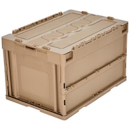 TRUSCO オリコン 蓋つき折りたたみコンテナ 50L