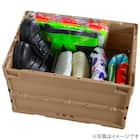 TRUSCO オリコン 蓋つき折りたたみコンテナ 50L(コヨーテ) 5枚目画像