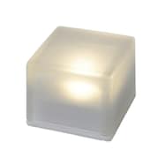 LEDソーラーライト(四角柱形 すりガラスタイプ)