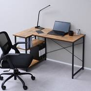 ラック付きL字デスク