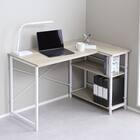 ラック付きL字デスク (ホワイト) 2枚目画像
