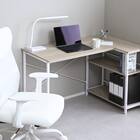 ラック付きL字デスク (ホワイト) 7枚目画像