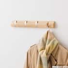 ピン止めウォールハンガー4連(ナチュラル) 2枚目画像