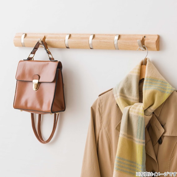 ピン止めウォールハンガー6連(ナチュラル) 2枚目画像