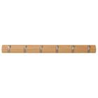 ピン止めウォールハンガー6連(ナチュラル) 5枚目画像