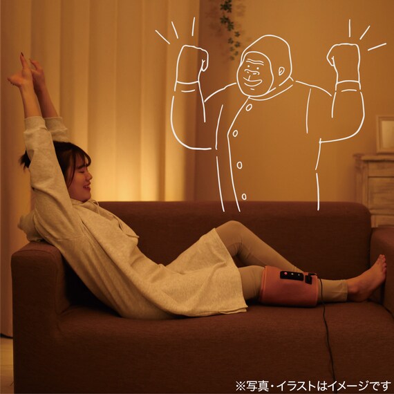 エアー式ふくらはぎリラクゼーション(GRF-2401PU) 8枚目画像