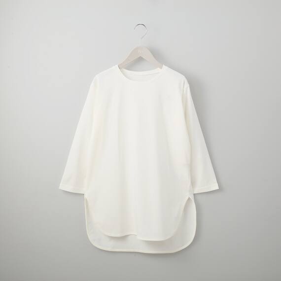 汗じみ防止裾ラウンドクルーネックプルオーバー　(61015) 1枚目画像