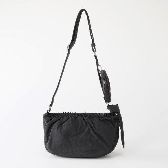 ミニポーチ付ナイロンワンショルダーバッグ (91008) 2枚目画像