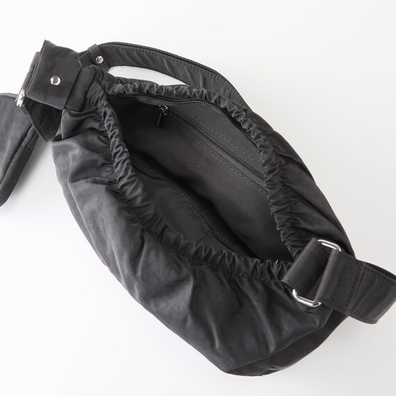 ミニポーチ付ナイロンワンショルダーバッグ (91008) 4枚目画像