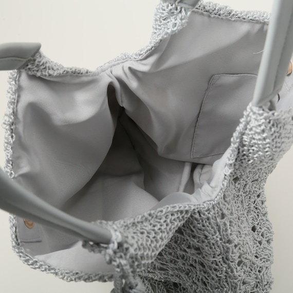 透かし編みバッグC1 (91011) 5枚目画像