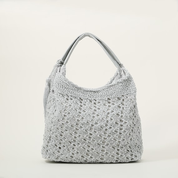 透かし編みバッグC1 (91011) 2枚目画像