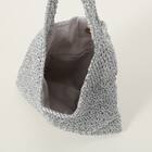 メタリック透かし編みバッグ (91012) 5枚目画像