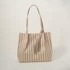 軽量ストライプショルダーバッグ (91013) 1枚目画像