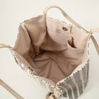 軽量ストライプショルダーバッグ　(91013) 4枚目画像