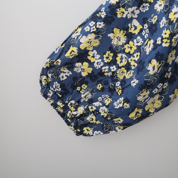 レーヨン花柄Vネックブラウス (51020) 6枚目画像